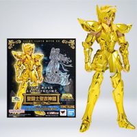 FIGURA SAINT CLOTH MYTH EX AQUARIUS HYOGA - HEREDERO DE LA TELA DORADA