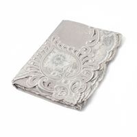 Mantel para 6 Sillas Rectangular Bordado Blanco