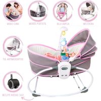 Silla Mecedora Portátil Multifuncional 6 en 1 Rosado