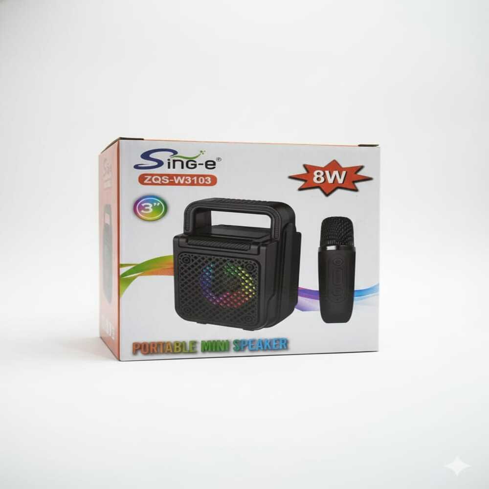 Mini Parlante portatil inalambrico con Mini microfono