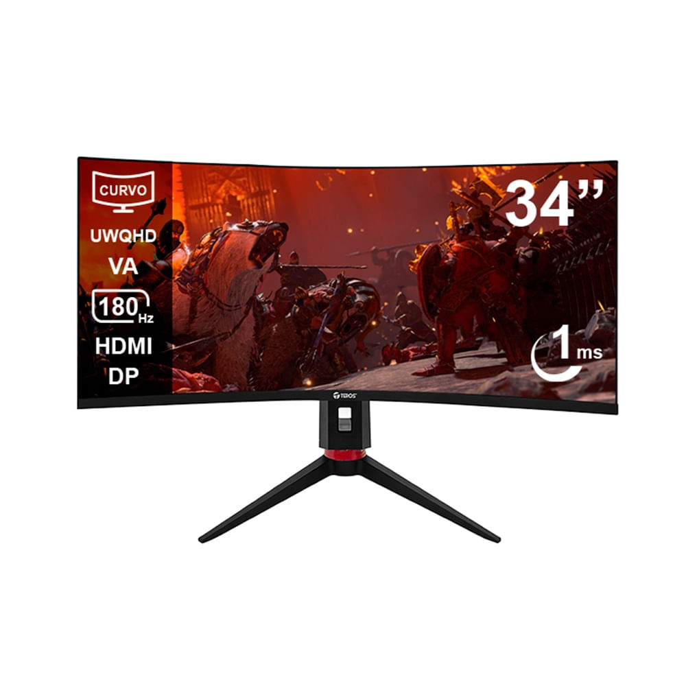 MONITOR TEROS Gaming 34"" 3412G 2K 1ms  CURVO Negro