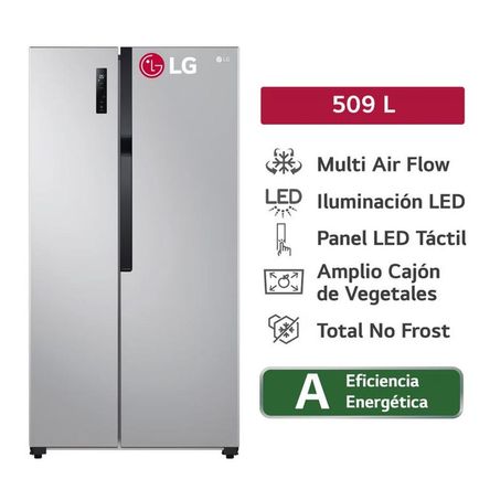REFRIGERADORA LG  LS51BPP 509L  PLATEADO NO FROST