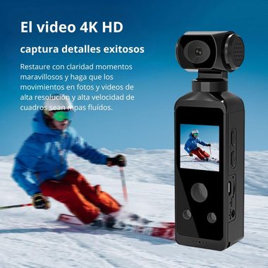 Cámara Deportiva Linkmax 4K con Pantalla Estabilizador y Micrófono LK-AC3|  Promart.pe - Promart