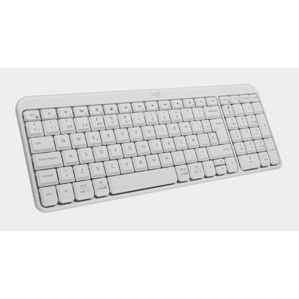 Teclado Logitech K250 Compact Bluetooth Blanco