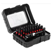 PUNTILLAS SET DE BITS PARA ATORNILLAR Cajita x 32 Pzas DA01901 CAT