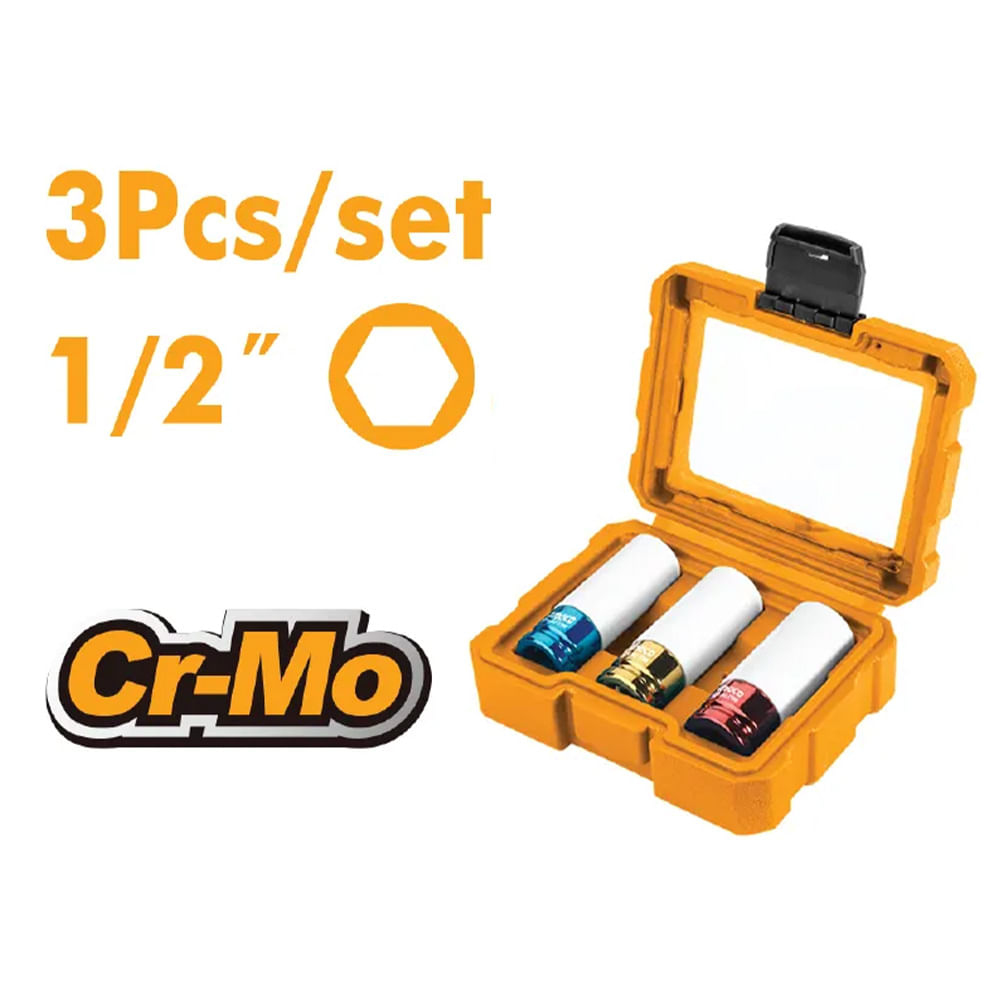 Set 3 Dados para Llantas Ingco HNMLNS031