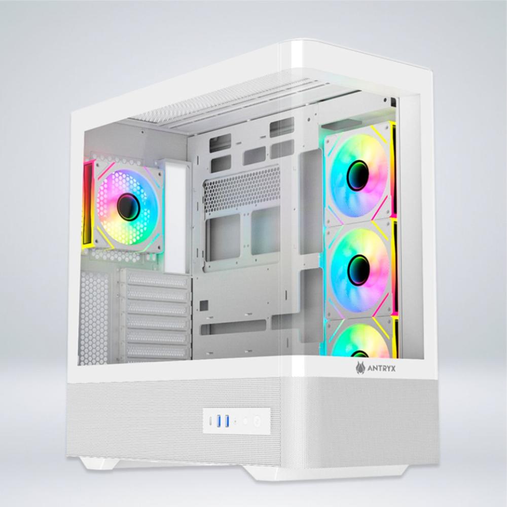 CASE ANTRYX FX 830 WHITE INFINITY ARGB FAN X4 USB TIPO-C