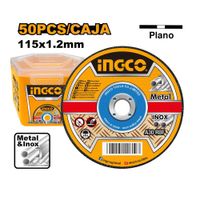 Set 50 Discos de Corte para Metal Ingco MCD1211550