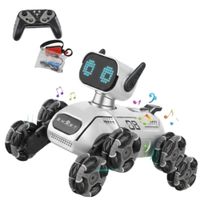 Perro Robot 8 Llantas Maniobras Control Remoto para Niños