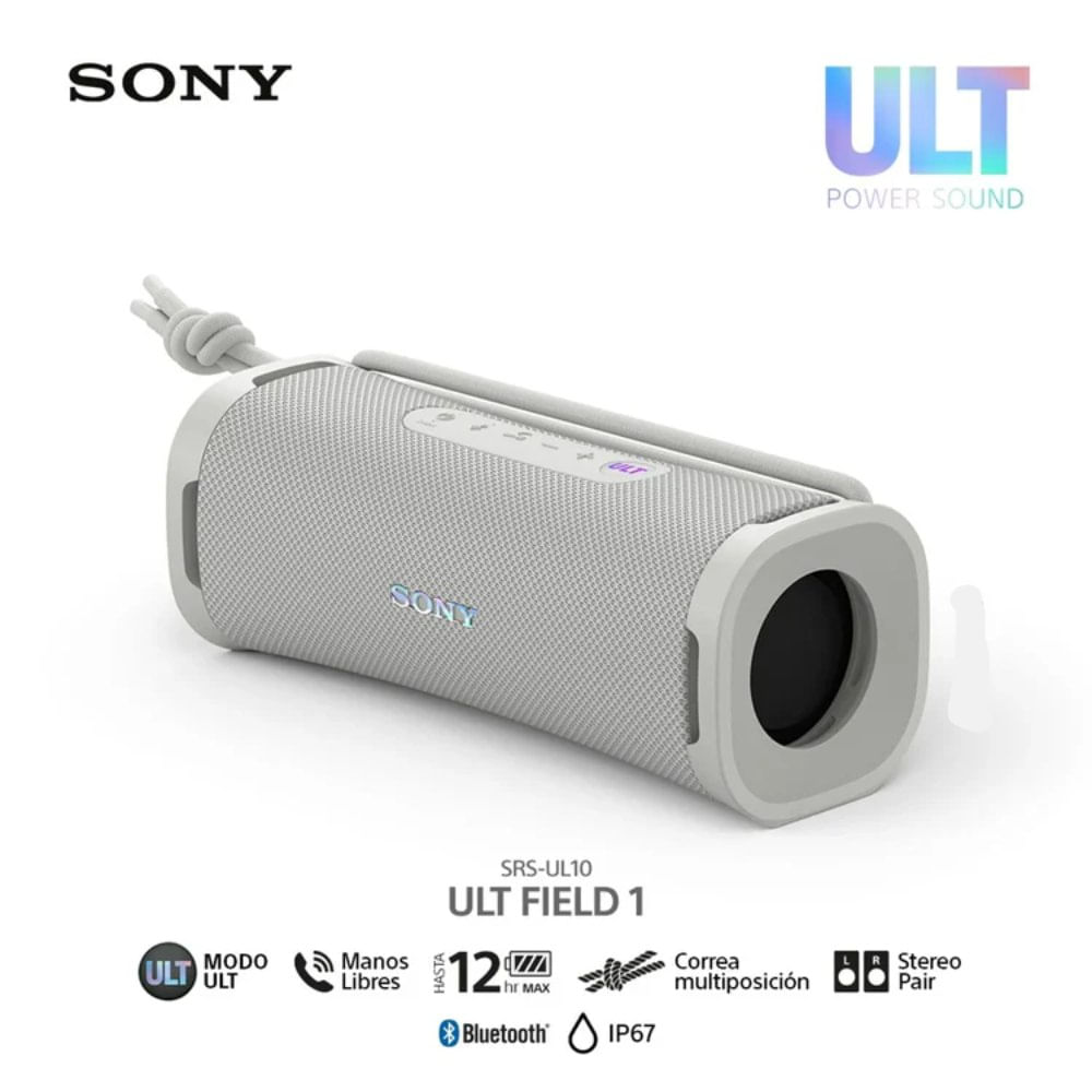 Sony Parlante Bluetooth Portátil SRS-ULT10 Blanco