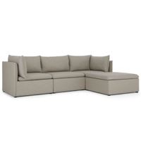 SECCIONAL KEIR GRIS - FALOTIH 3M