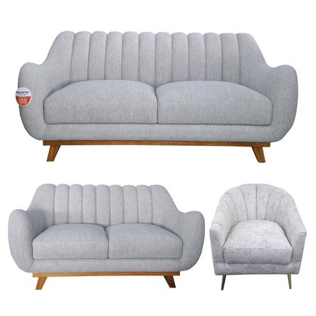 Juego de Sala Camello 3-2-1 AAA Multiservices Beige