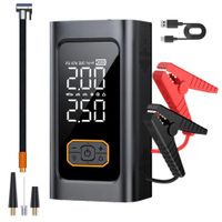 Arrancador de Baterias Portátil con Inflador, Luz y Power