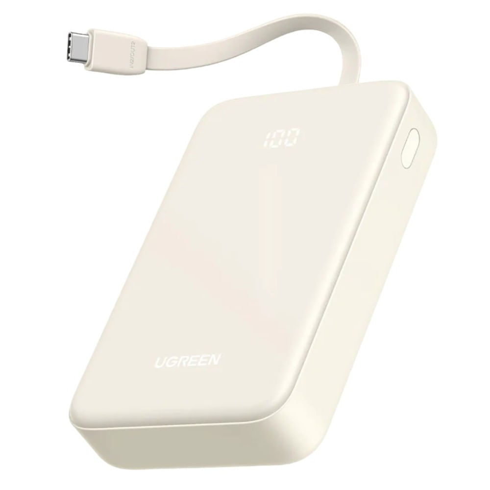 Power Bank 20000mAh 30W USB-A USB-C Cable Integrado Ugreen PB521 - 45207