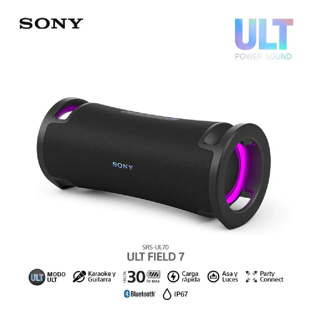 Sony Parlante Bluetooth SRS-ULT70 para fiestas