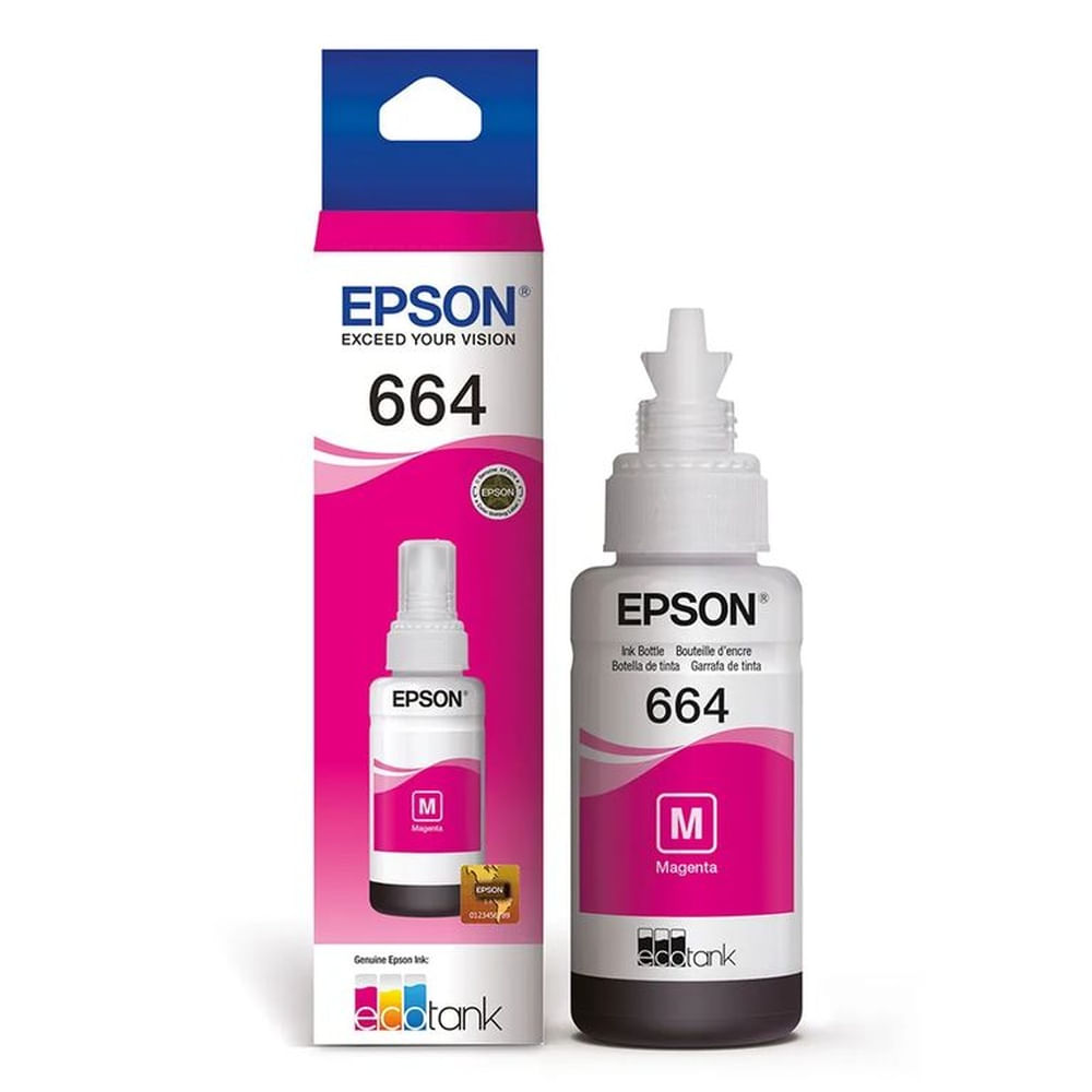 Botella de Tinta Epson 664 Magenta 70ml
