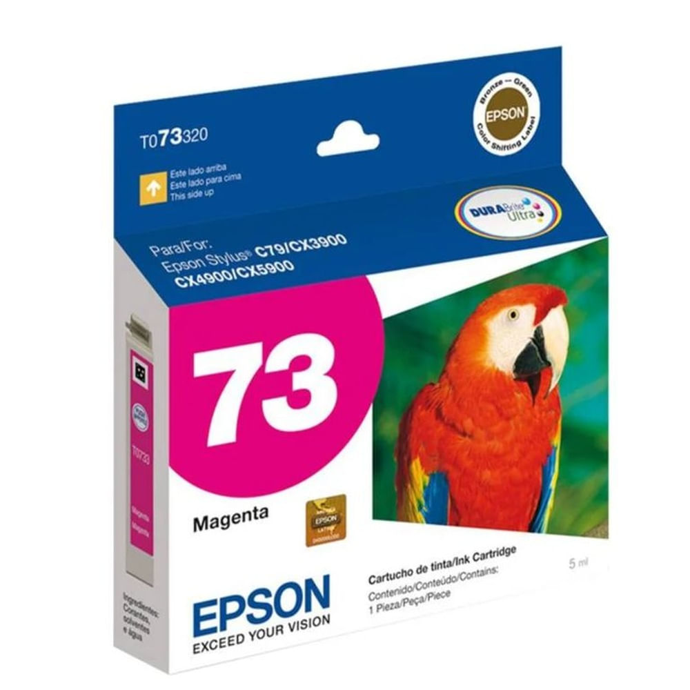 TINTA EPSON 73N MAGENTA ORIGINAL