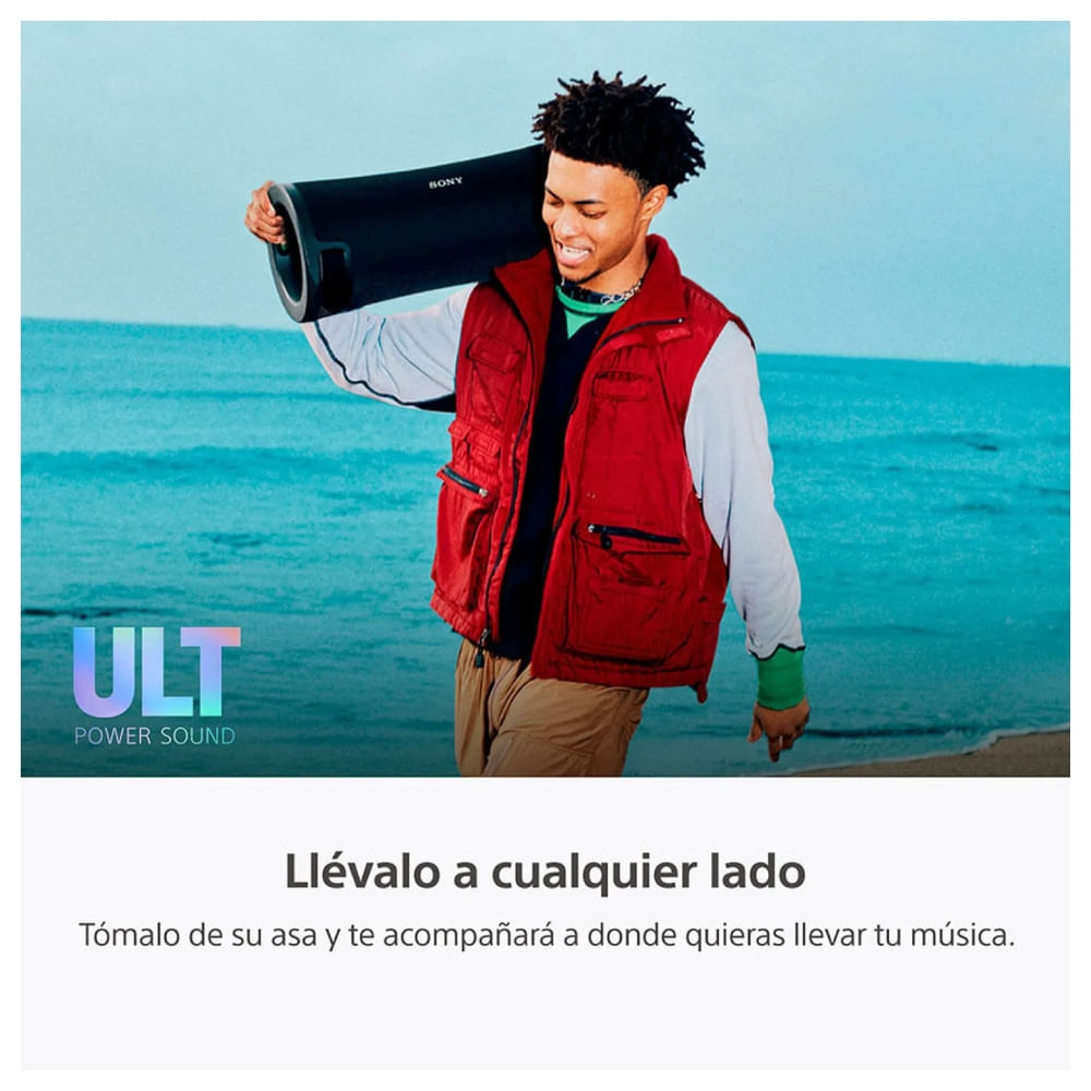 Sony Parlante Bluetooth Portátil para Fiestas con Graves Potentes SRS-ULT70