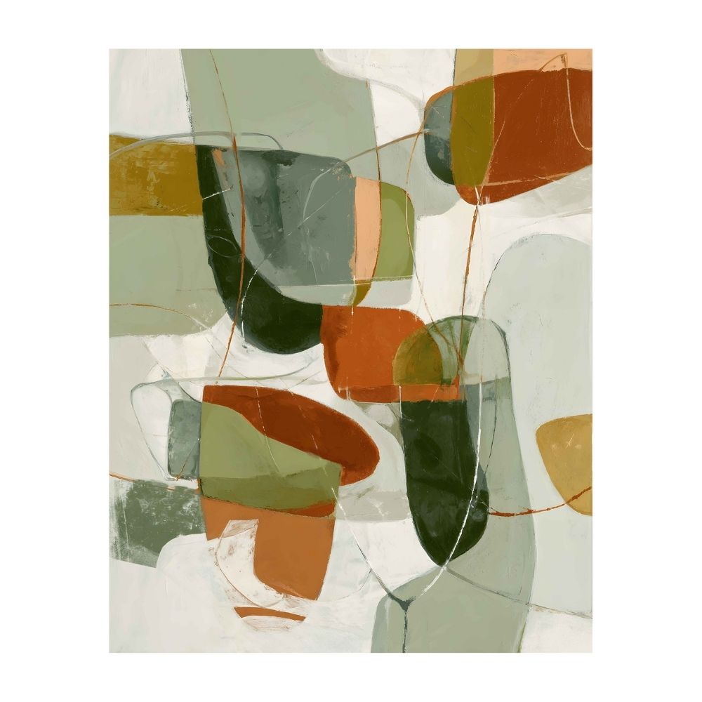 Cuadro Canvas Abstracto 1 40x50cm Orange