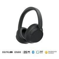 Audífonos Sony WH-CH720N Inalámbricos 35hrs - Negro