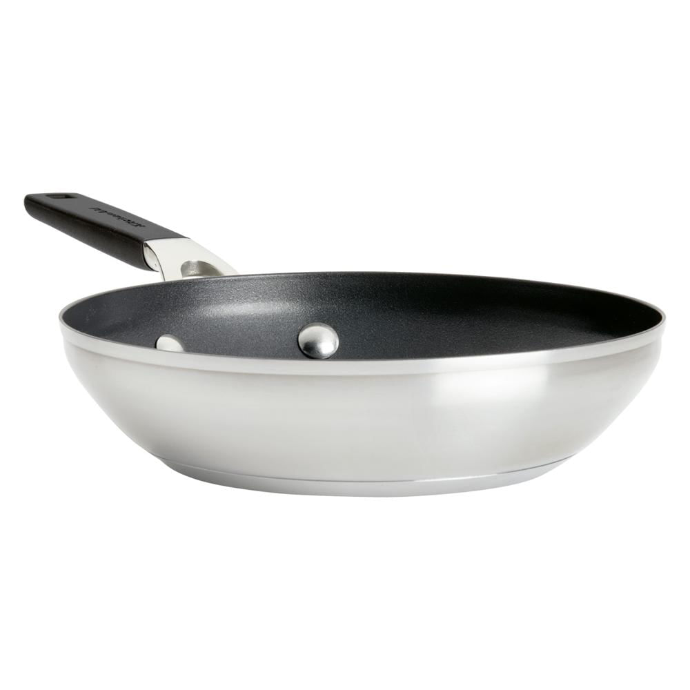 Sartén de acero inoxidable KitchenAid 20cm placa de inducción Sartén de acero inoxidable KitchenAid 20cm placa de inducción