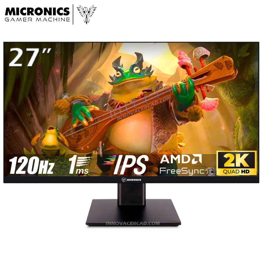 Monitor Micronics Matrix GM27FQ 27 IPS 2K 2560 x 1440 120HZ 1MS AMD FreeSync