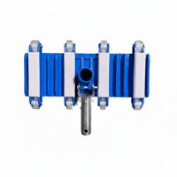 Aspiradora 8 Ruedas Metal Limpieza de Piscinas