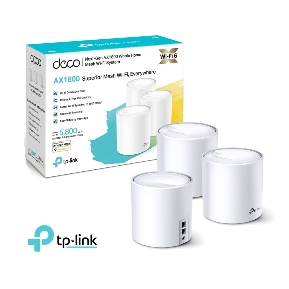 Sistema Mesh Tp-Link Deco X20 3 Pack Wifi 6 Ax1800 Sistema Mesh Tp-Link Deco X20 3 Pack Wifi 6 Ax1800