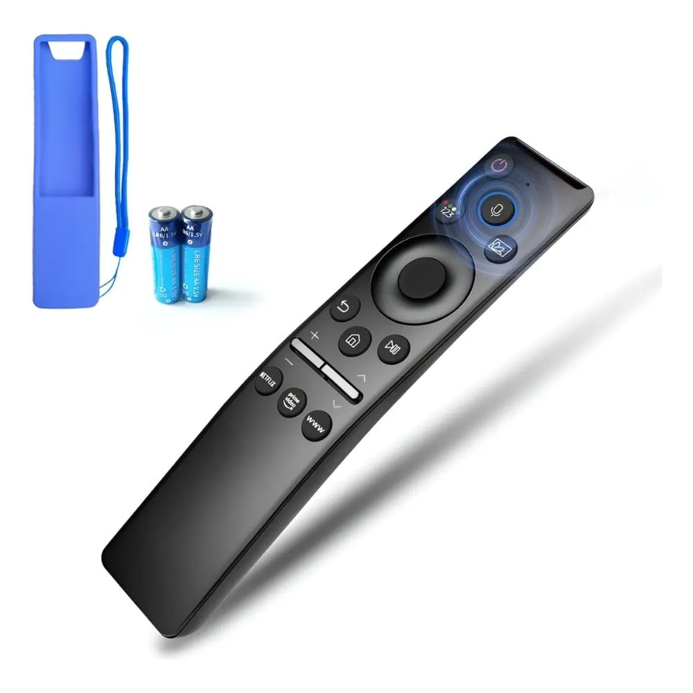 Control Remoto Para Smart Tv Curvo Samsung 4k con Voz turquesa