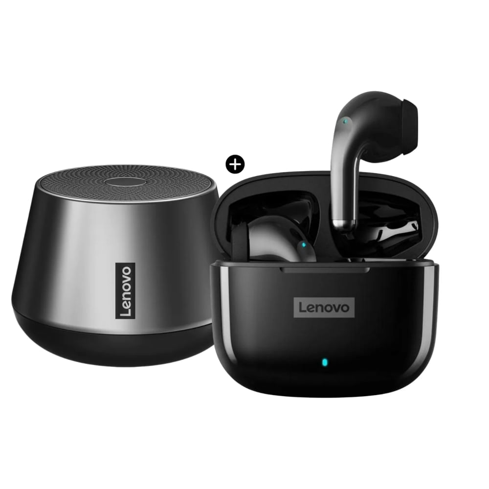 Audífonos Lenovo LP40 Pro TWS con Parlante Bluetooth Lenovo K3 Pro Sonido HiFi