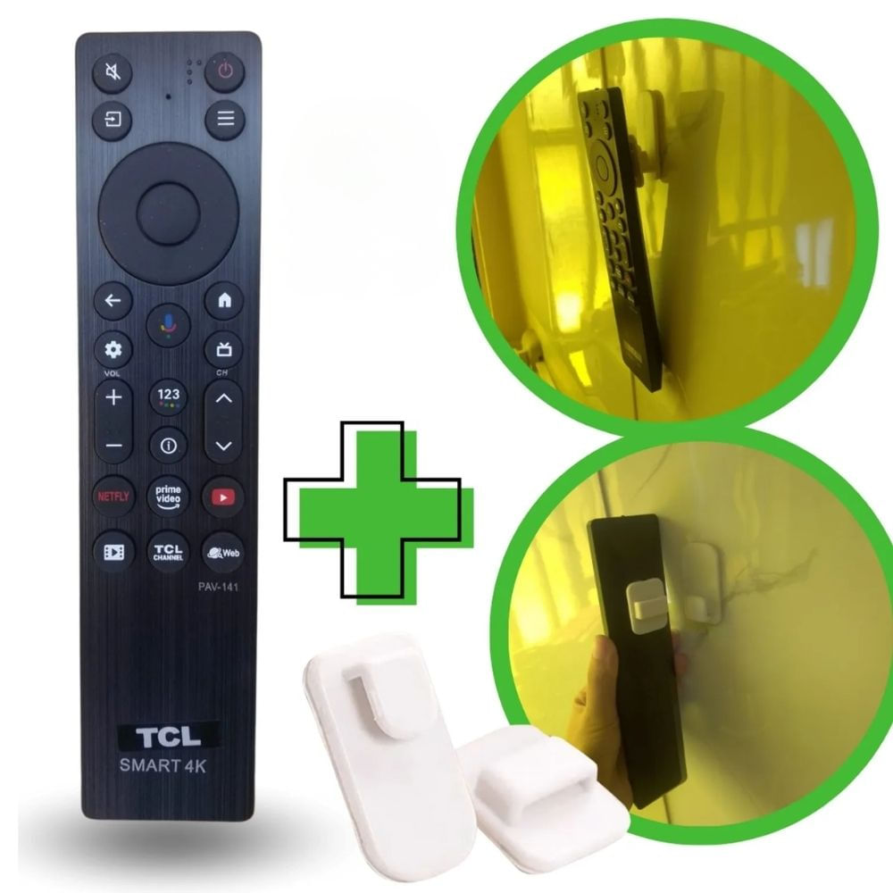 Control Remoto para Tcl Smart Modelo 2025 con  Soporte