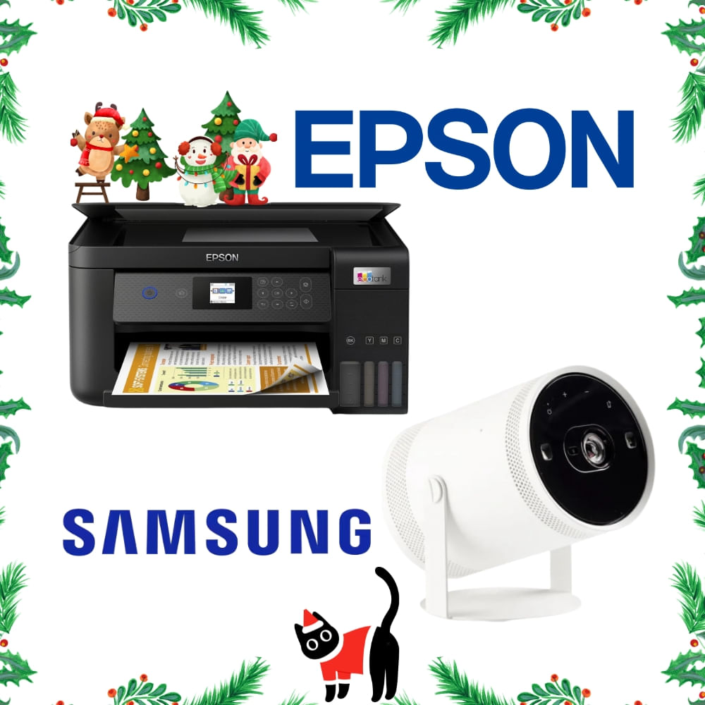 IMPRESORA EPSON más PROYECTOR DE VIDEO SAMSUNG