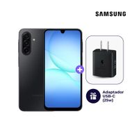 Samsung Galaxy A17 4G 256GB 8GB Ram Negro y Cargador USB-C Samsung Original 25W