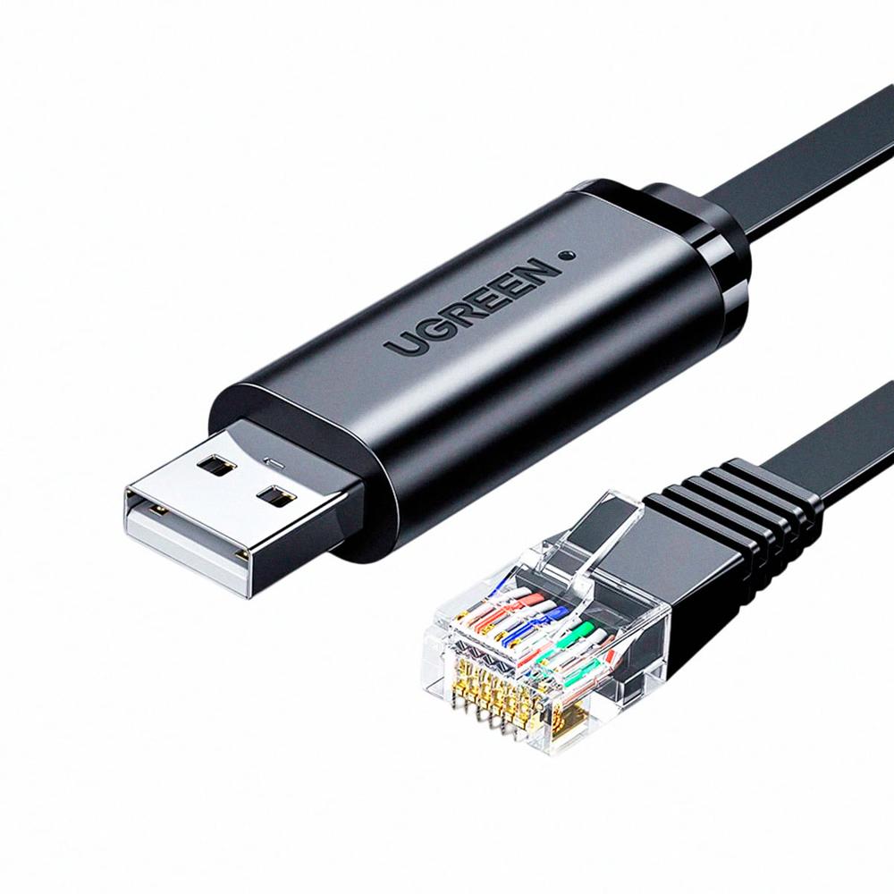 Cable USB a RJ45 Consola UGREEN CM204 para routers y switches