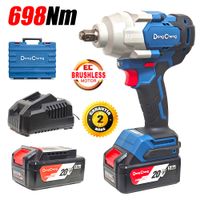 Llave de Impacto Industrial Inalambrica 12.7mm Dongcheng DCPB698FK 20V 698Nm 2Bat X 5Ah Brushless