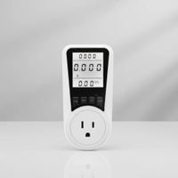 Medidor de Potencia Vatimetro Digital Kwh mide tu consumo de luz PMB05 socket americano