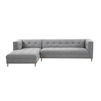 SECCIONAL PALOMA GRIS CLARO - FALOTIH 3M