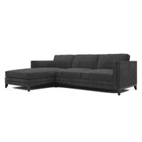 SECCIONAL MOU GRIS OSCURO - FALOTIH 3M