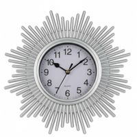 Reloj De Pared Nórdico Rayos De Sol Estrella Moderno
