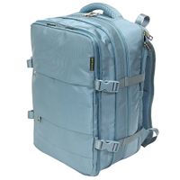 Mochila Viajera Kengar Modelo Travel - Verde Pastel
