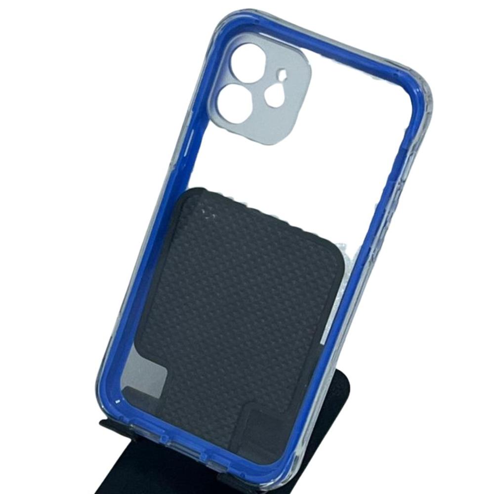 Funda transparente con borde de colores 13 pro max