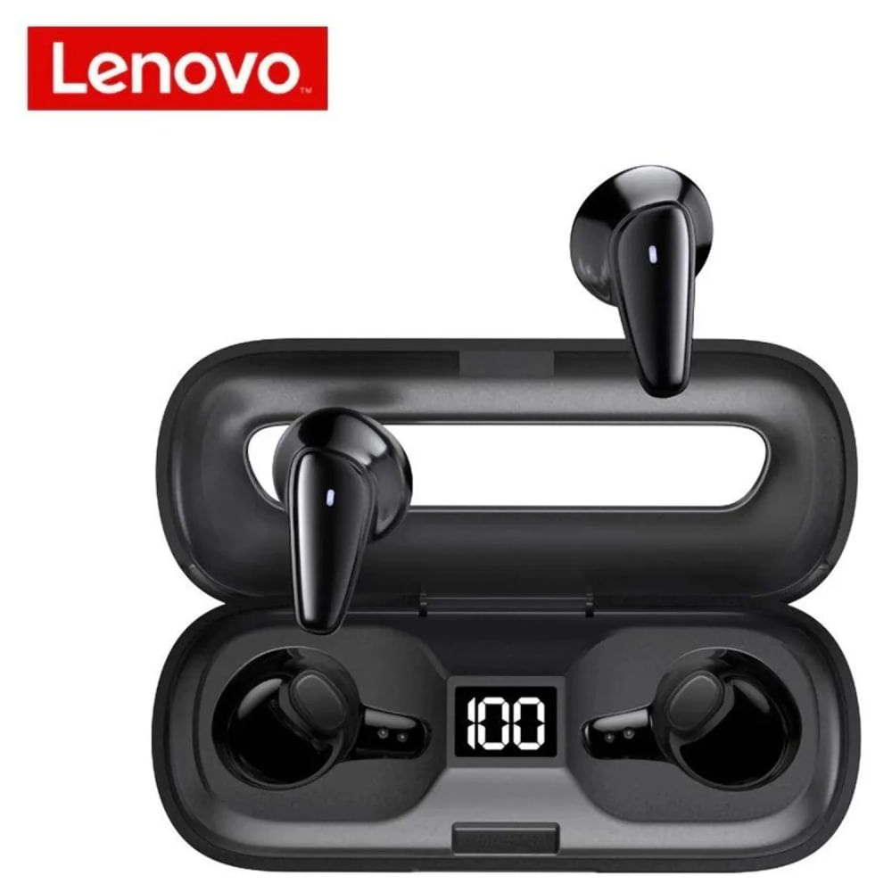 Audífonos Bluetooth Lenovo XT95 Inalámbricos Negros