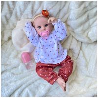 Muñeca Reborn Recién Nacida Betty Vinilo Siliconado 45 cm