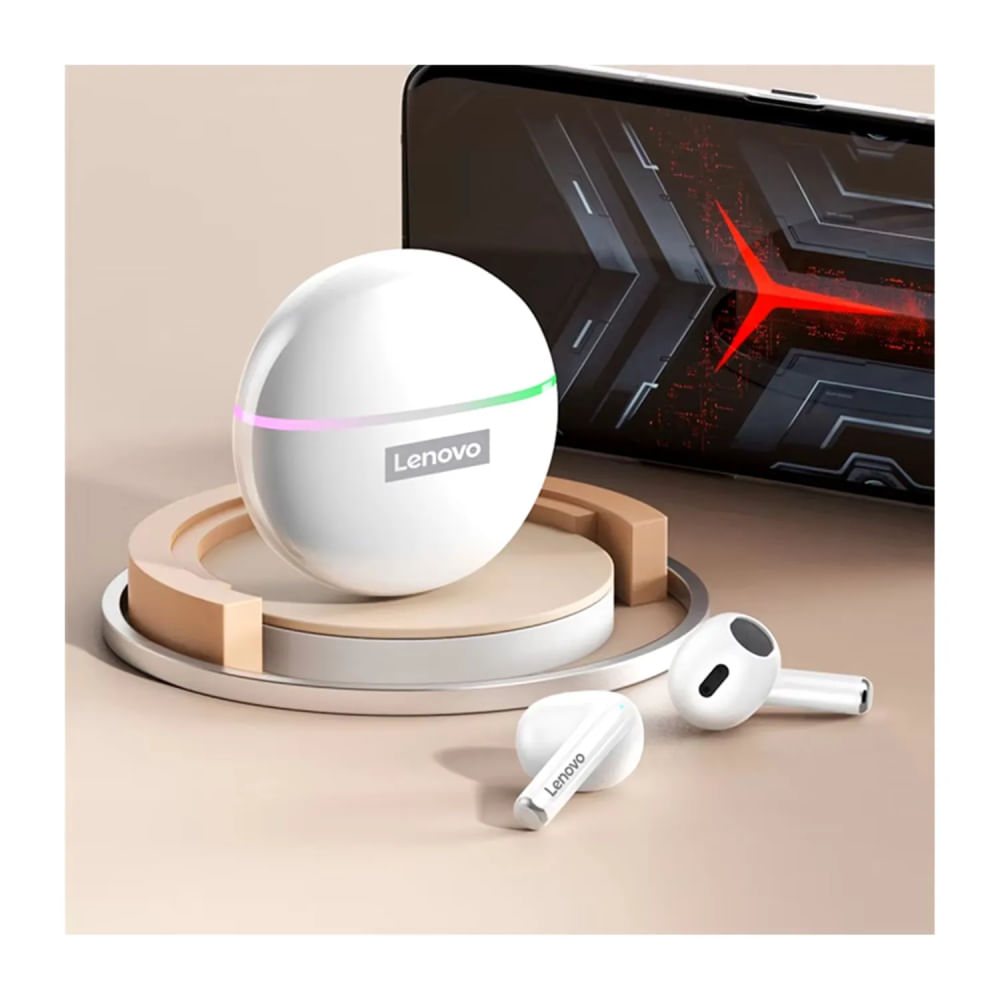 Audífonos Bluetooth Lenovo Thinkplus XT97 TWS Blancos