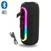 Parlante Bluetooth Inalámbrico Kimiso Portátil Altavoz  Negro Entrada Type C Micro SD y más