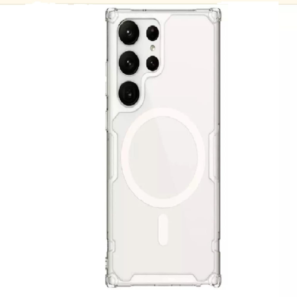 Case Nature TPU Pro Magnetic para Samsung S23 Ultra  - Transparente