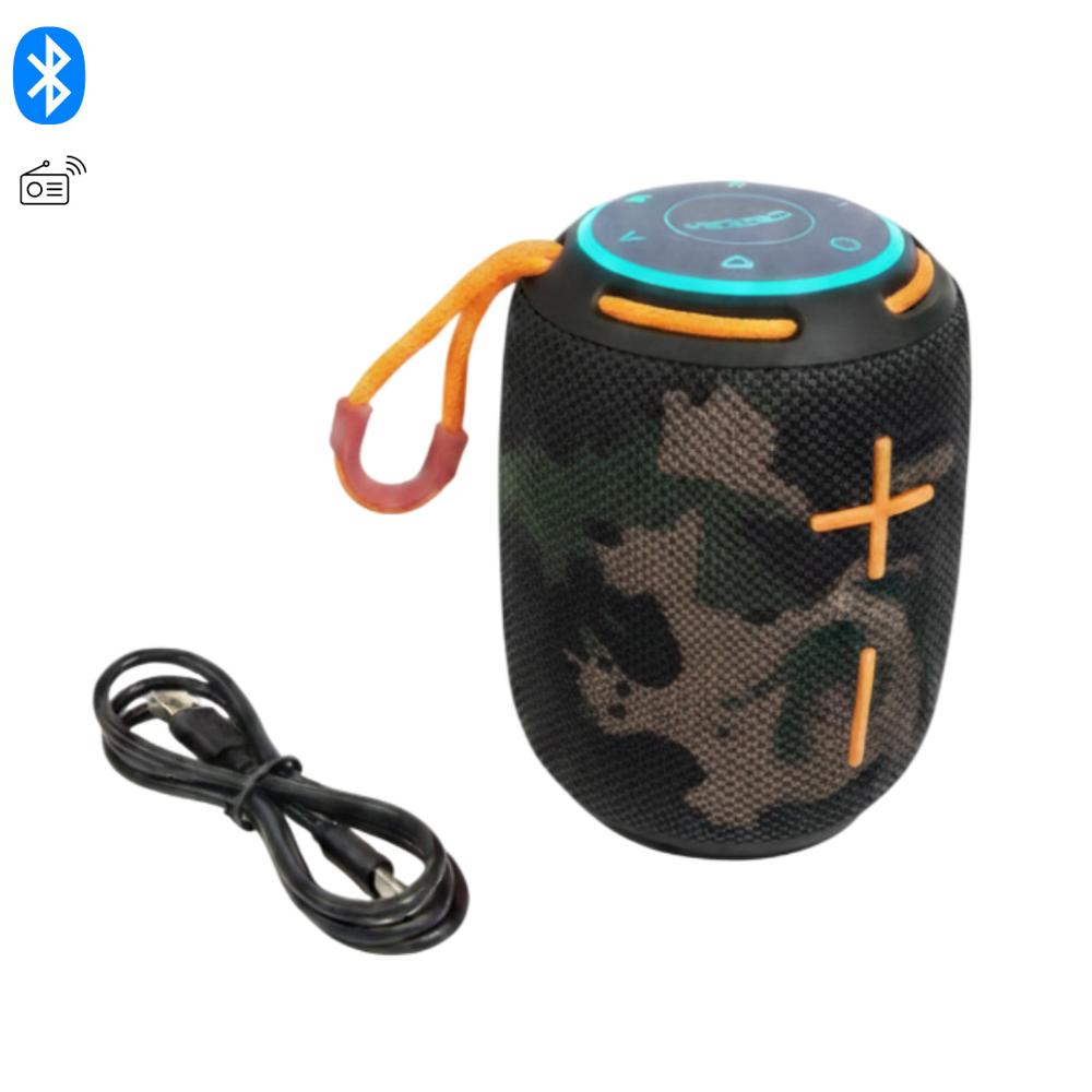 Mini Parlante Bluetooth Inalámbrico Kimiso Portátil Altavoz Verde Entrada Type C Micro SD y más