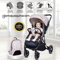 Coche de Paseo Maleta LIVANO PRIME de Lujo Beige