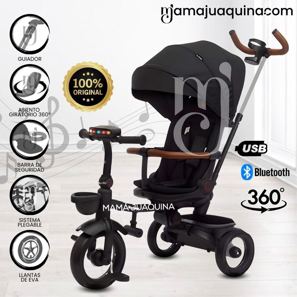 Triciclo Guiador Plegable FOLDING con Bluetlack