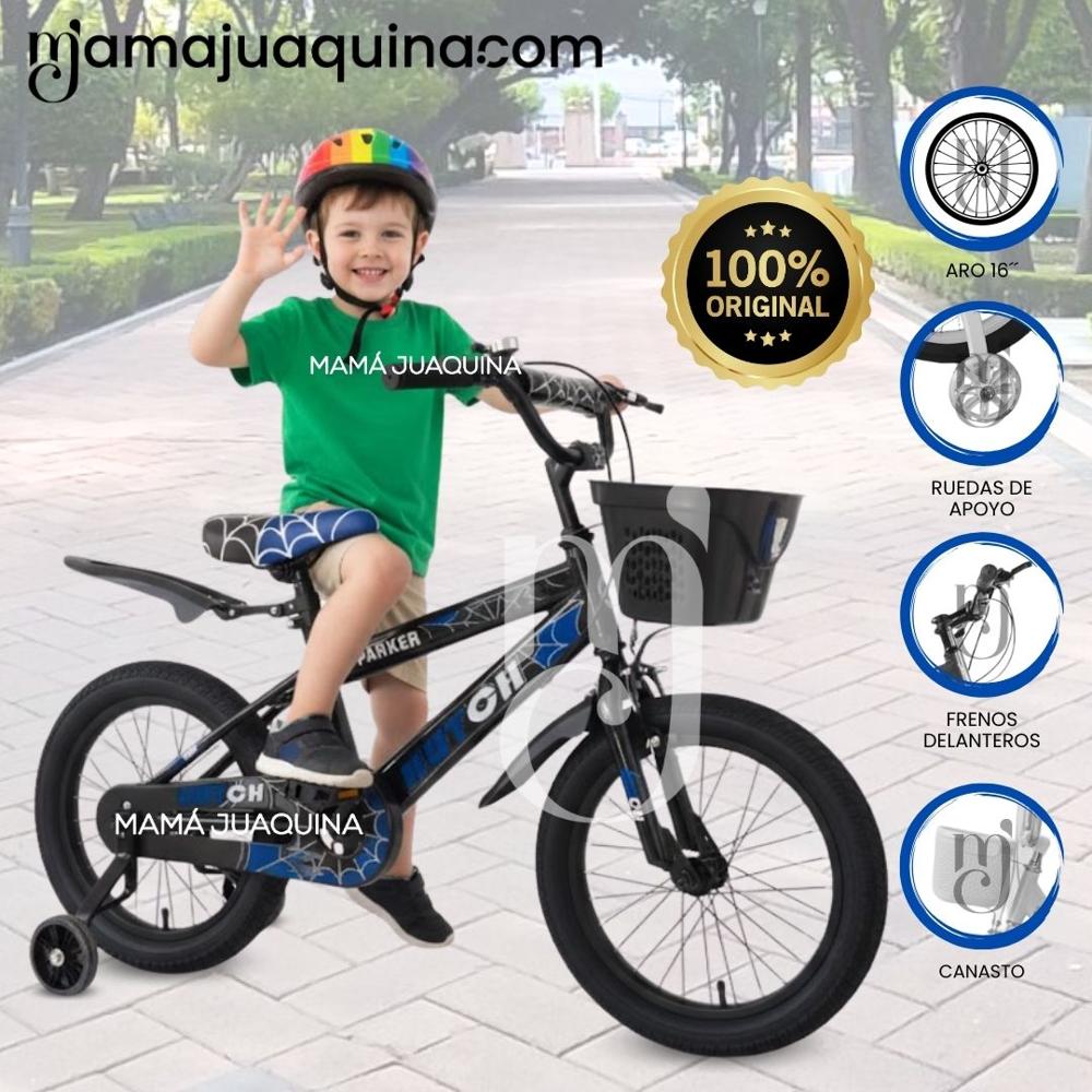 Bicicleta Para Niño Aro 16 SPYDER PARK Edición Limitada Black